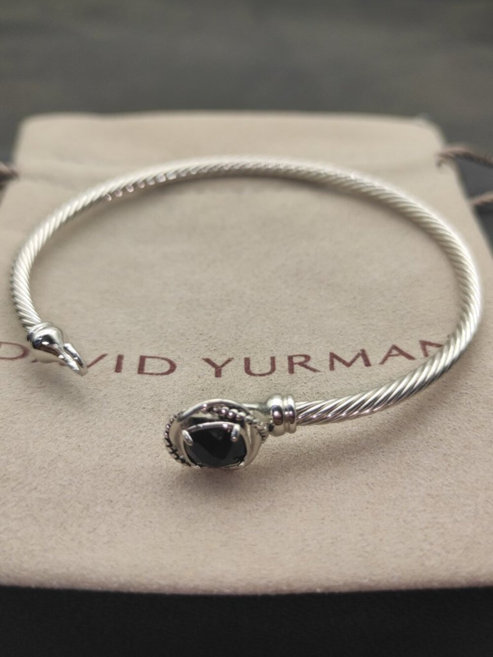 David Yurman 925 Silver Bracelets With Original
